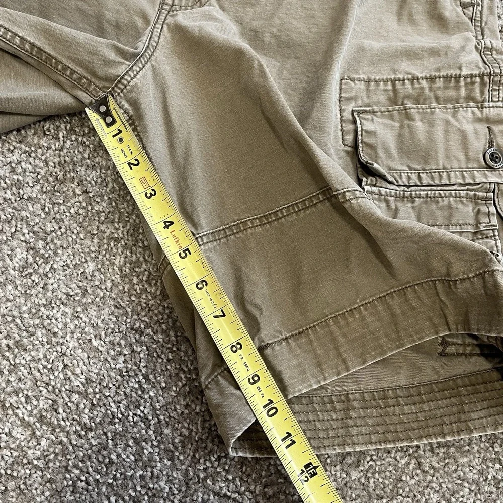Levis Y2K Cargo Shorts Men's 34 White Tag Khaki Utility Streetwear‎ Skater